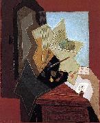 Juan Gris The Painter's Window oil on canvas